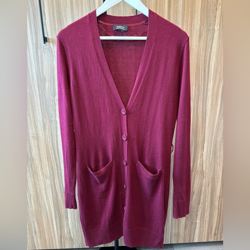 Le Château Cashmere Blend Cardigan